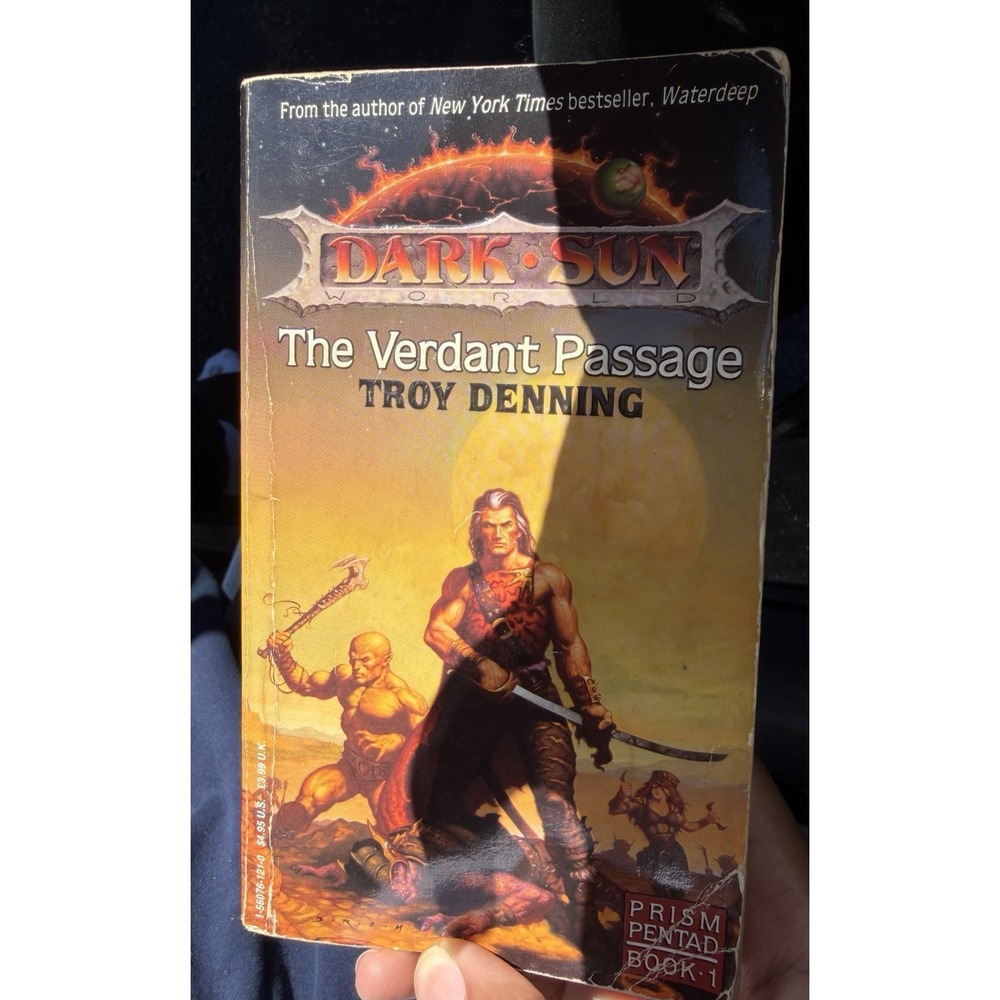 Dark Sun The Verdant Passage Troy Denning 1st Edition TSR Paperback